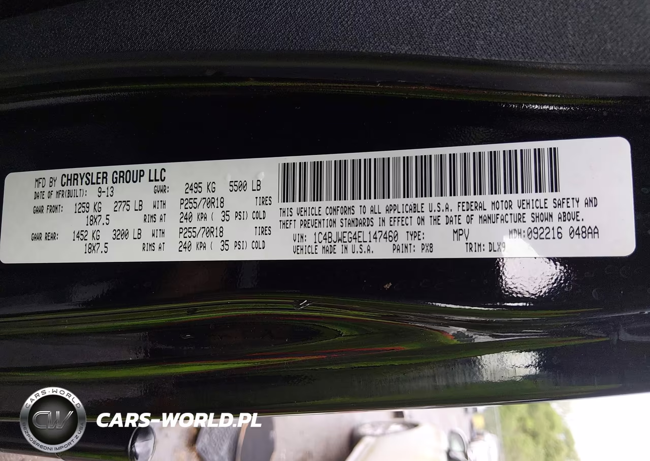 2014 Jeep Wrangler Unlimited Dragon Edition VIN:1C4BJWEG4EL147460 - 9