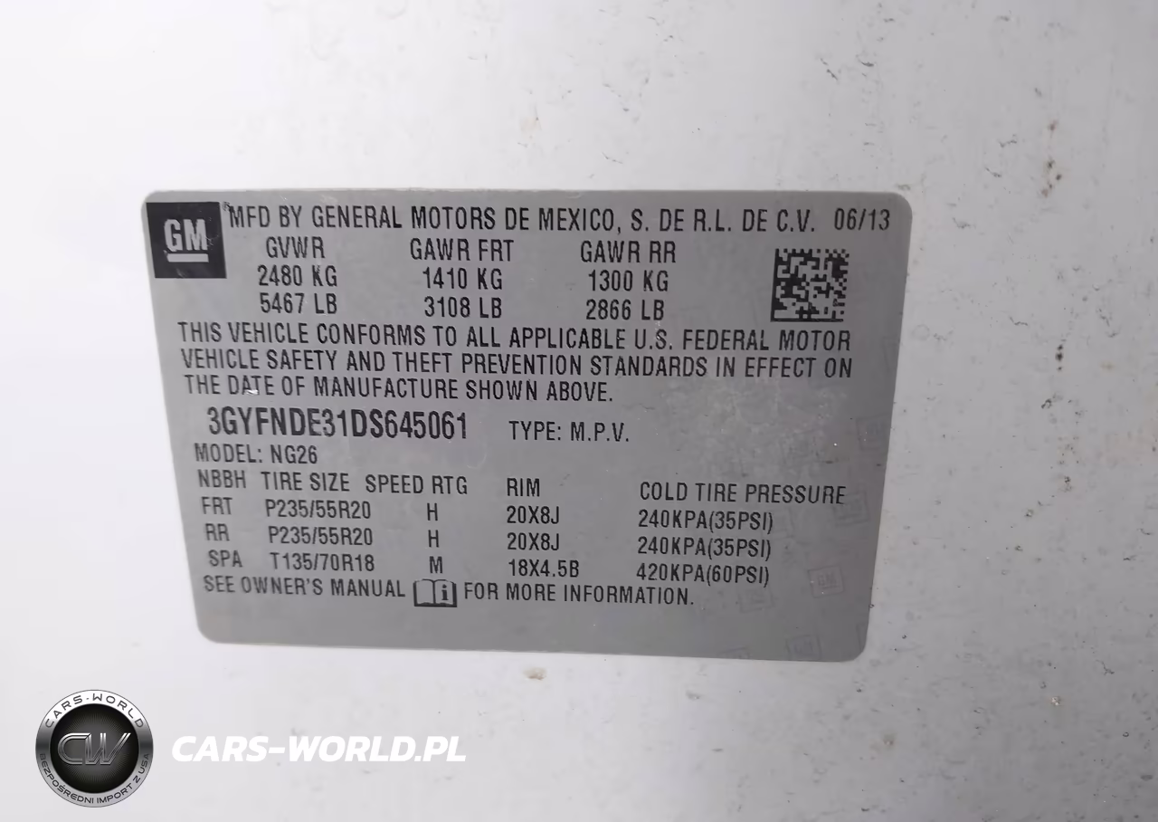 2013 Cadillac Srx Performance Collection VIN:3GYFNDE31DS645061 - 9