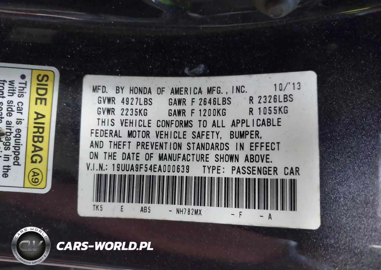 2014 Acura Tl Tech VIN:19UUA9F54EA000639 - 9