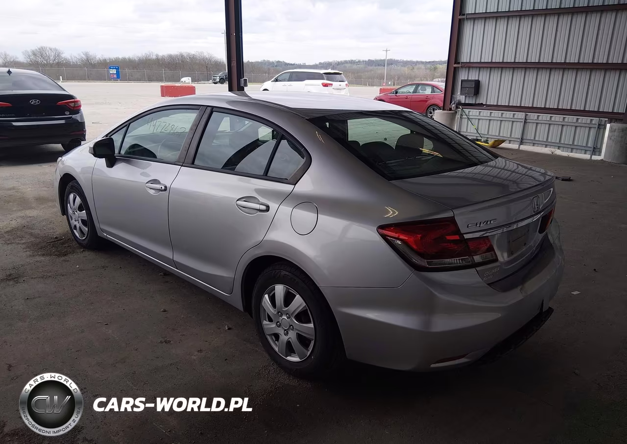 2014 Honda Civic Lx VIN:19XFB2F52EE031655 - 3