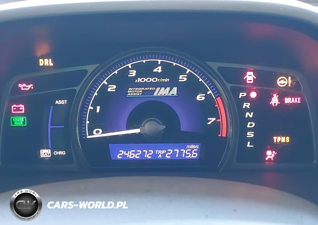 2008 Honda Civic Hybrid VIN:JHMFA36248S003046 - 7