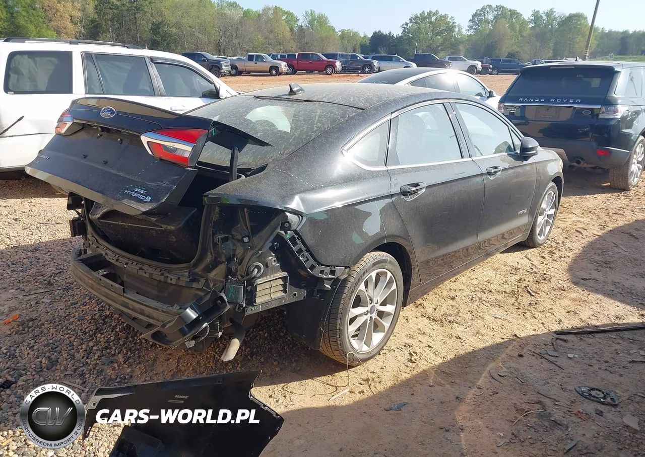 2019 Ford Fusion Hybrid Se VIN:3FA6P0LUXKR255624 - 4