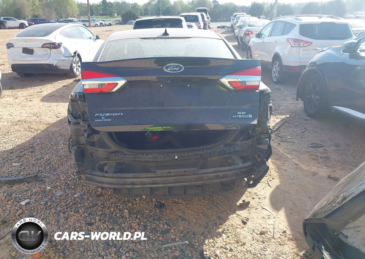 2019 Ford Fusion Hybrid Se VIN:3FA6P0LUXKR255624 - 6
