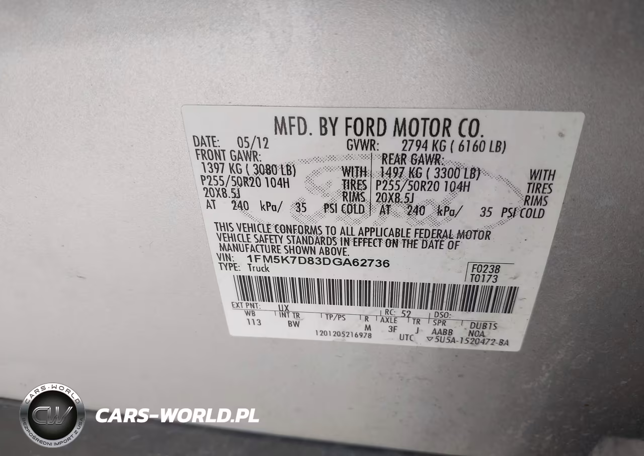 2013 Ford Explorer Xlt VIN:1FM5K7D83DGA62736 - 9