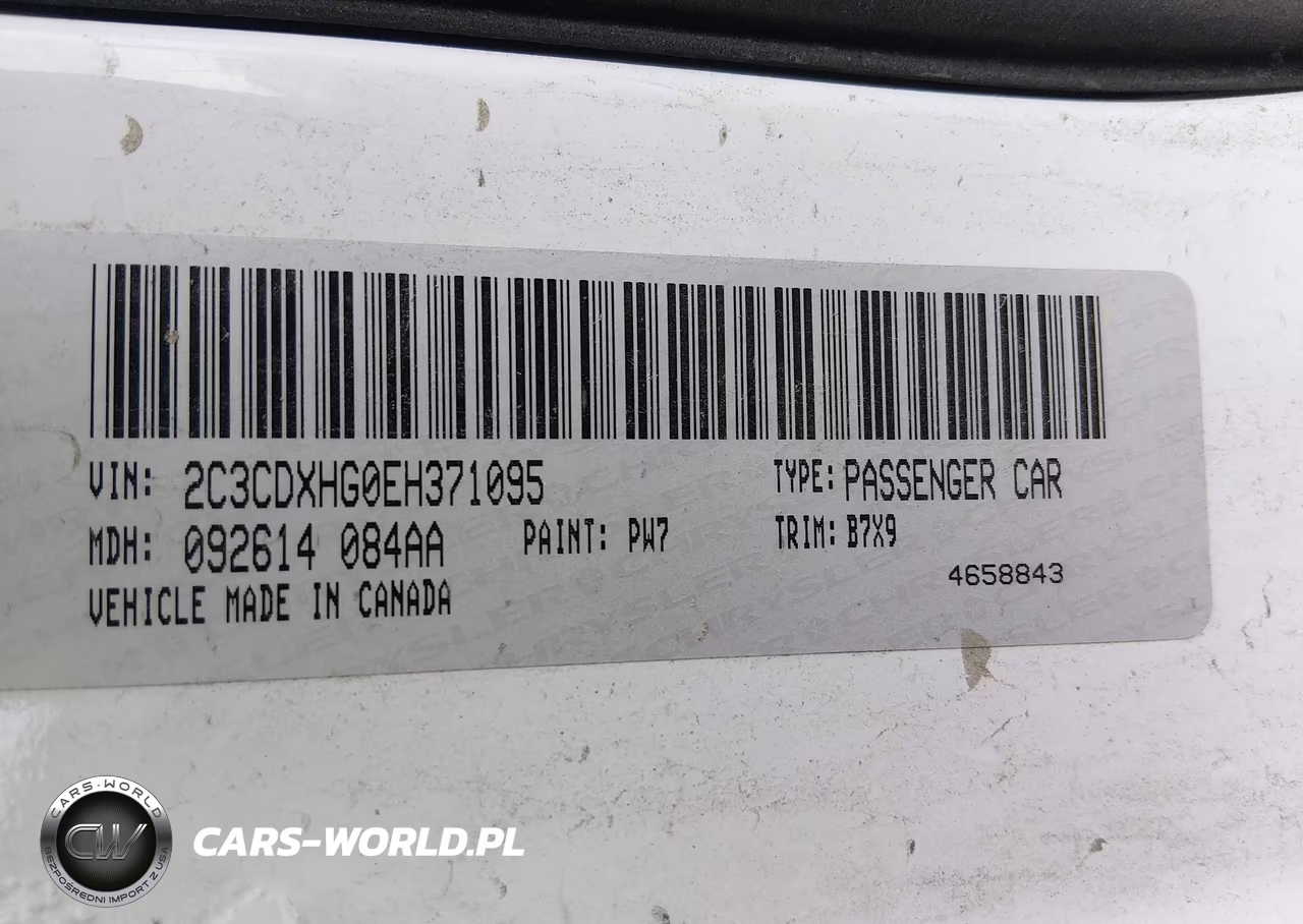 2014 Dodge Charger Sxt VIN:2C3CDXHG0EH371095 - 9