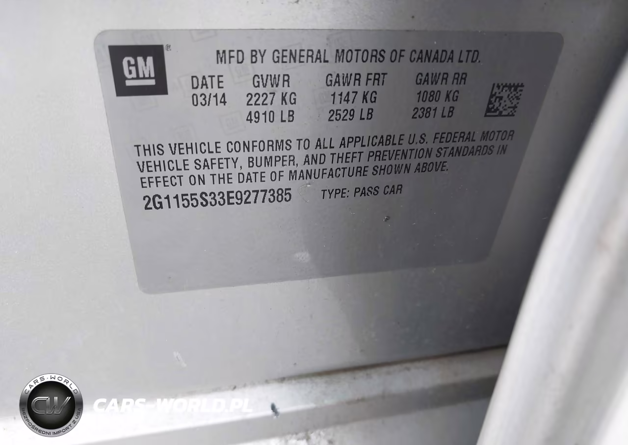 2014 Chevrolet Impala 2Lz VIN:2G1155S33E9277385 - 9