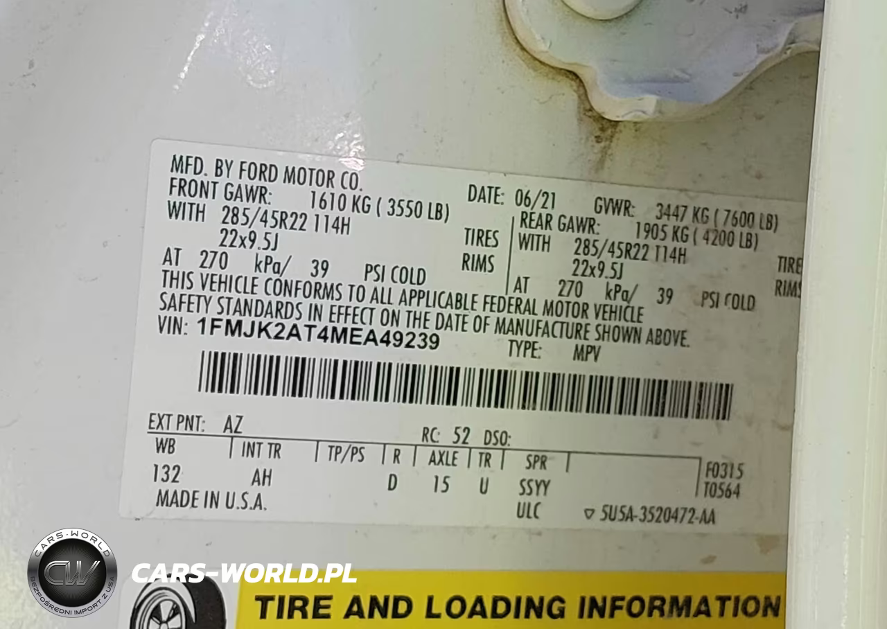 2021 Ford Expedition Limited Max VIN:1FMJK2AT4MEA49239 - 9