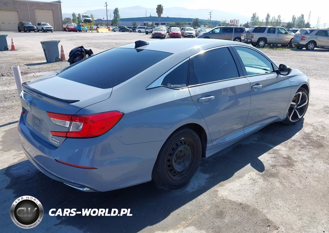 2022 Honda Accord Hybrid Sport VIN:1HGCV3F20NA004142 - 4