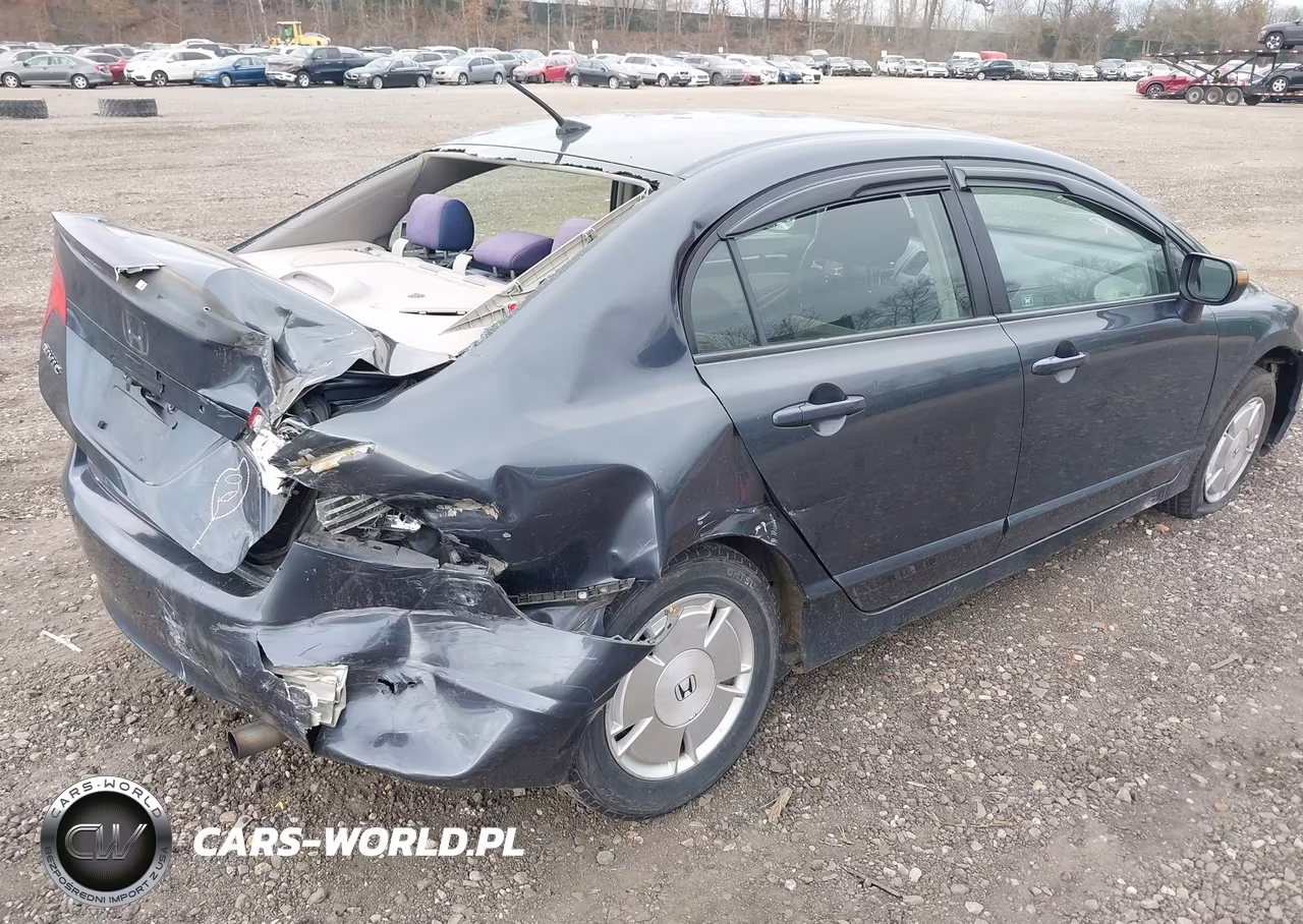 2007 Honda Civic Hybrid VIN:JHMFA362X7S021453 - 4