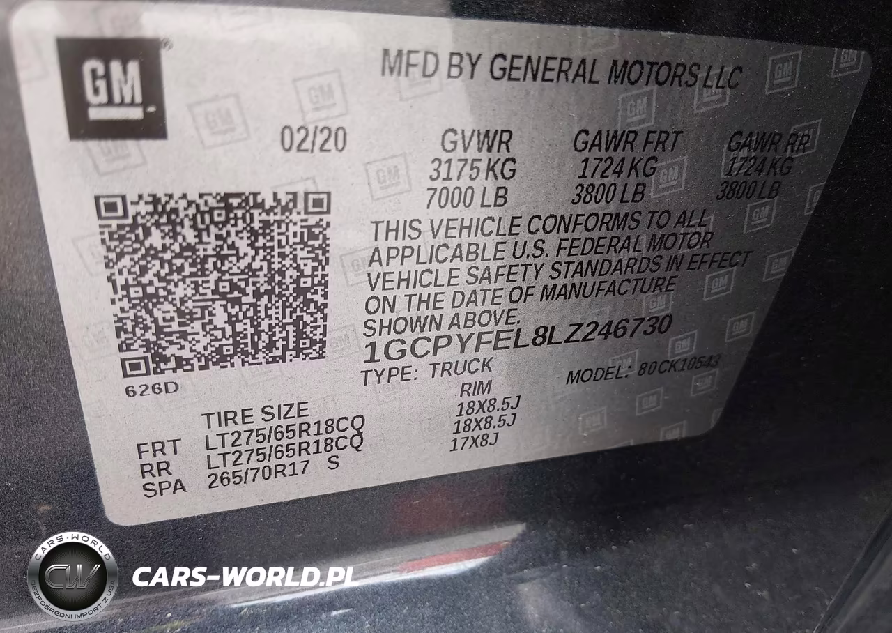 2020 Chevrolet Silverado 1500 4Wd Short Bed Lt Trail Boss VIN:1GCPYFEL8LZ246730 - 9