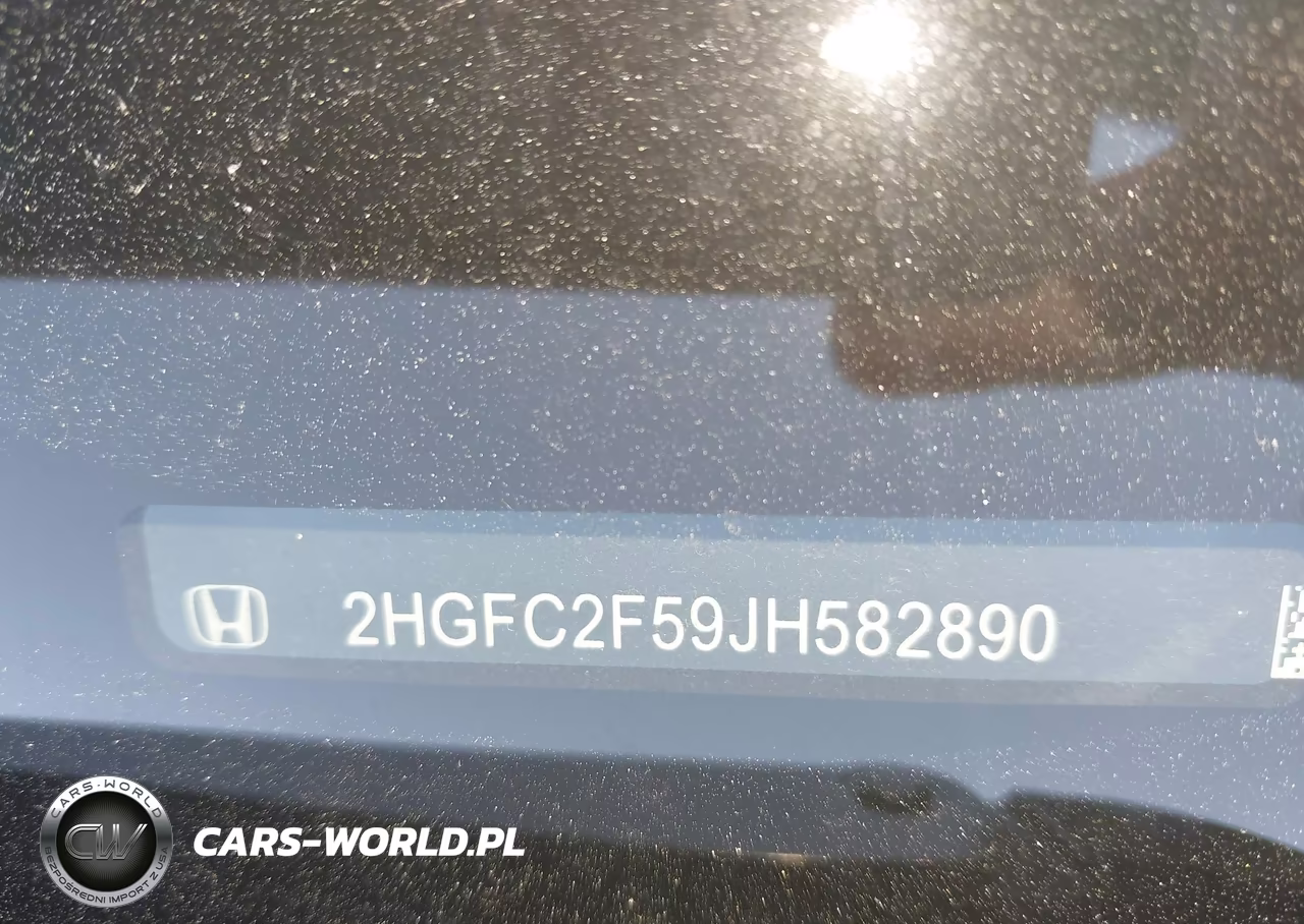 2018 Honda Civic Lx VIN:2HGFC2F59JH582890 - 9