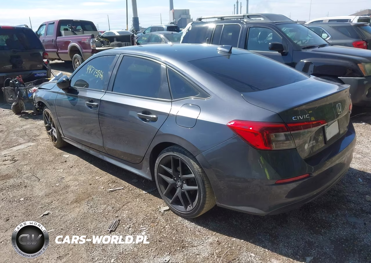 2022 Honda Civic Sport VIN:2HGFE2F51NH554954 - 3