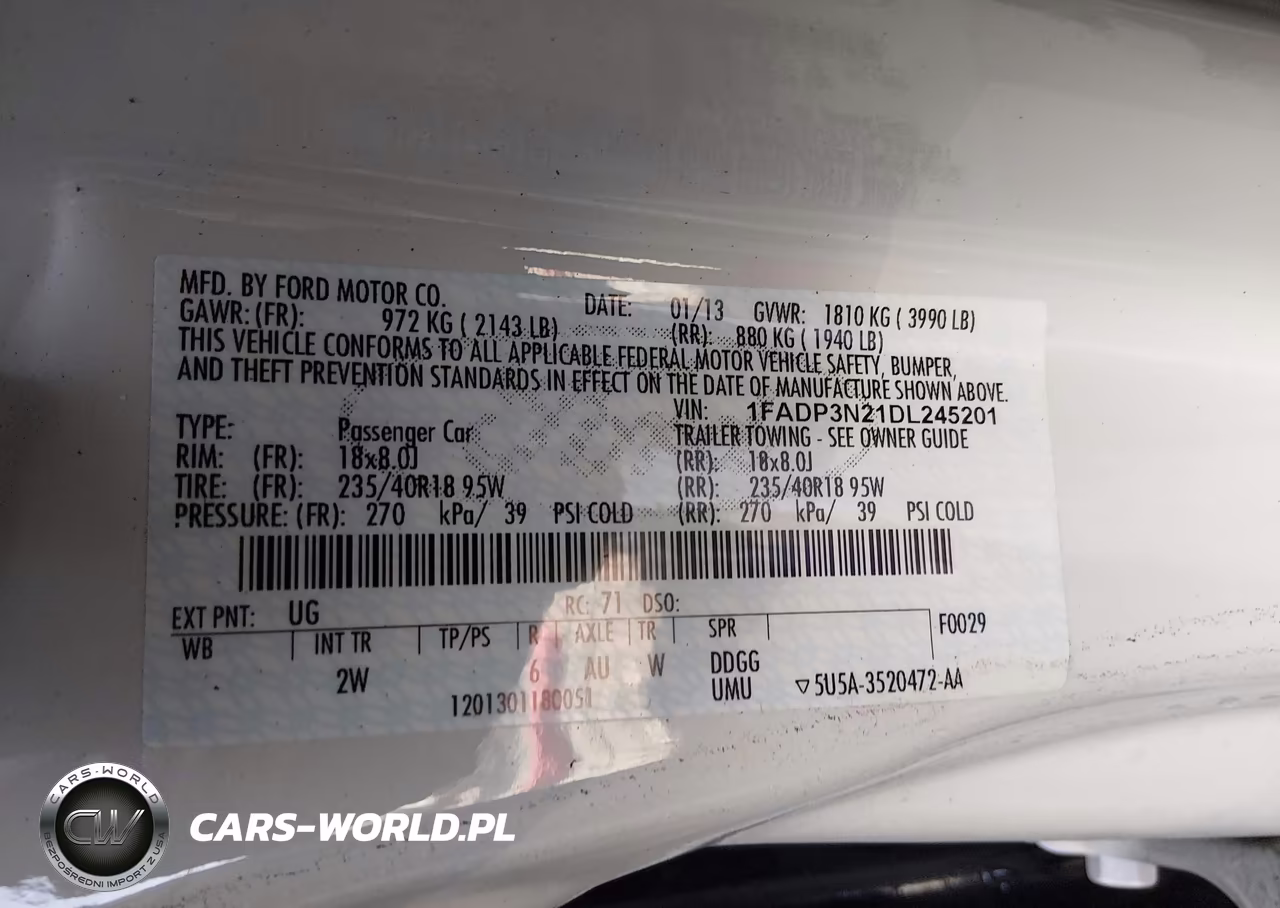 2013 Ford Focus Titanium VIN:1FADP3N21DL245201 - 9