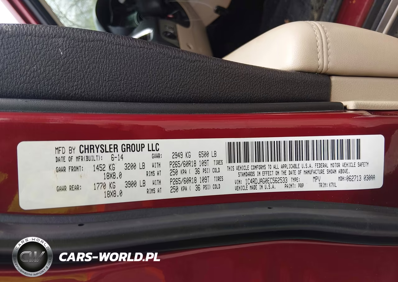2014 Dodge Durango Sxt VIN:1C4RDJAG0EC562533 - 9