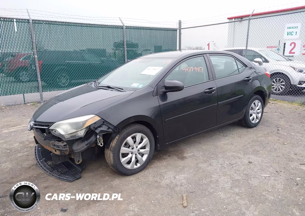 2015 Toyota Corolla Le VIN:2T1BURHE6FC315255 - 2