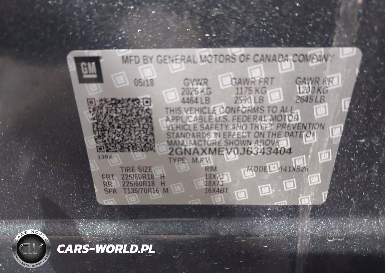 2018 Chevrolet Equinox Premier VIN:2GNAXMEV0J6343404 - 9