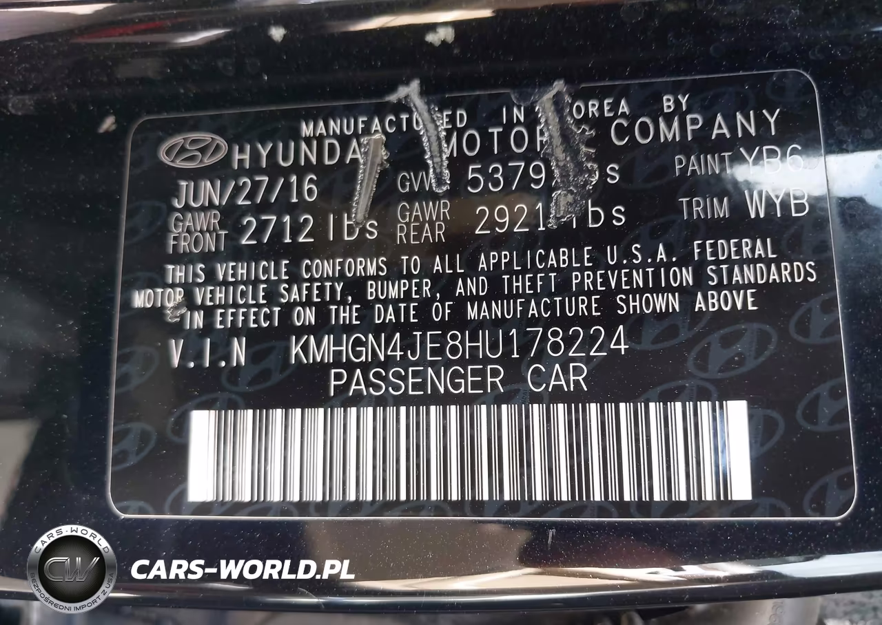 2017 Genesis G80 3.8 VIN:KMHGN4JE8HU178224 - 9