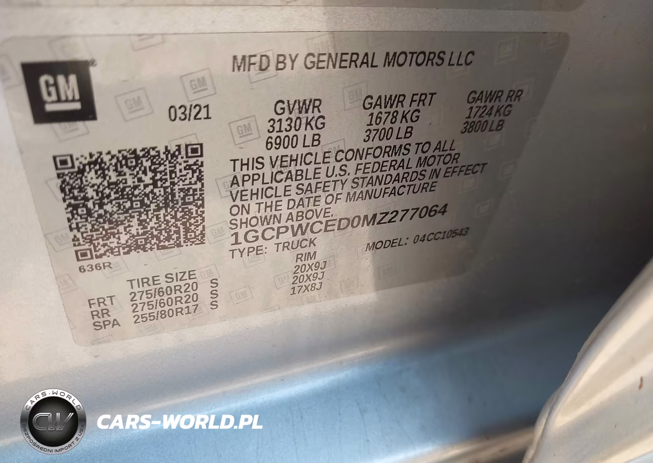 2021 Chevrolet Silverado 1500 2Wd Short Bed Lt VIN:1GCPWCED0MZ277064 - 9