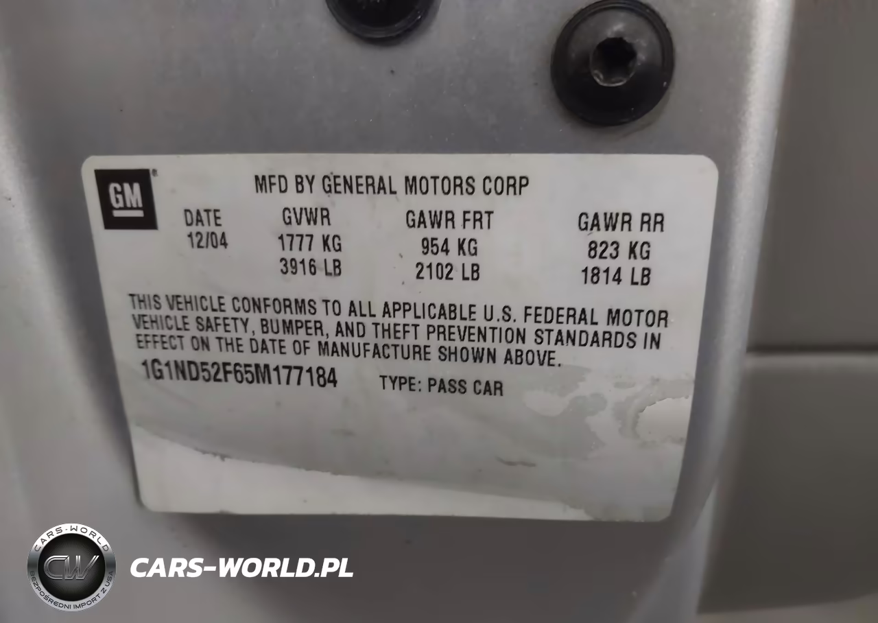 2005 Chevrolet Classic VIN:1G1ND52F65M177184 - 9