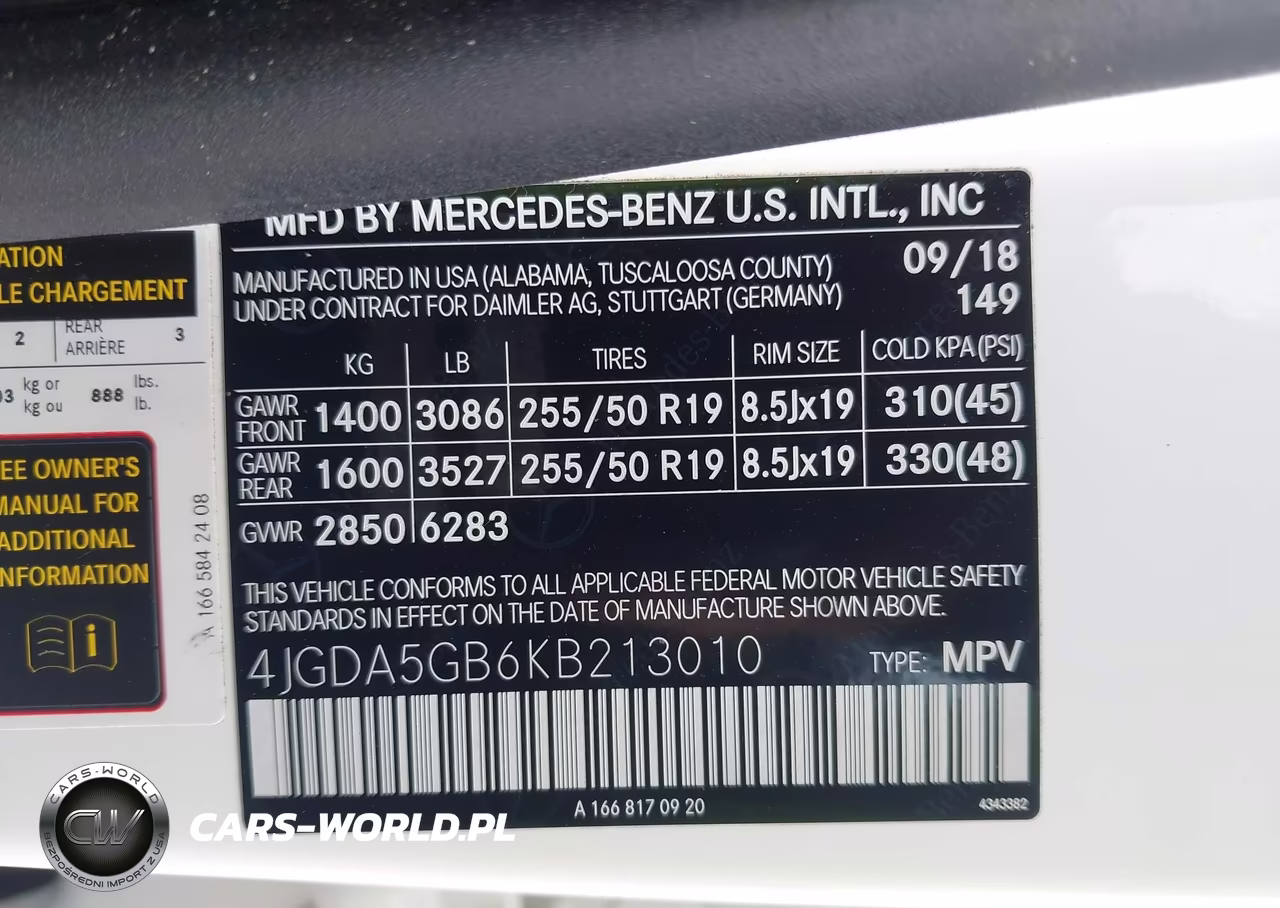 2019 Mercedes-Benz Gle 400 4Matic VIN:4JGDA5GB6KB213010 - 9