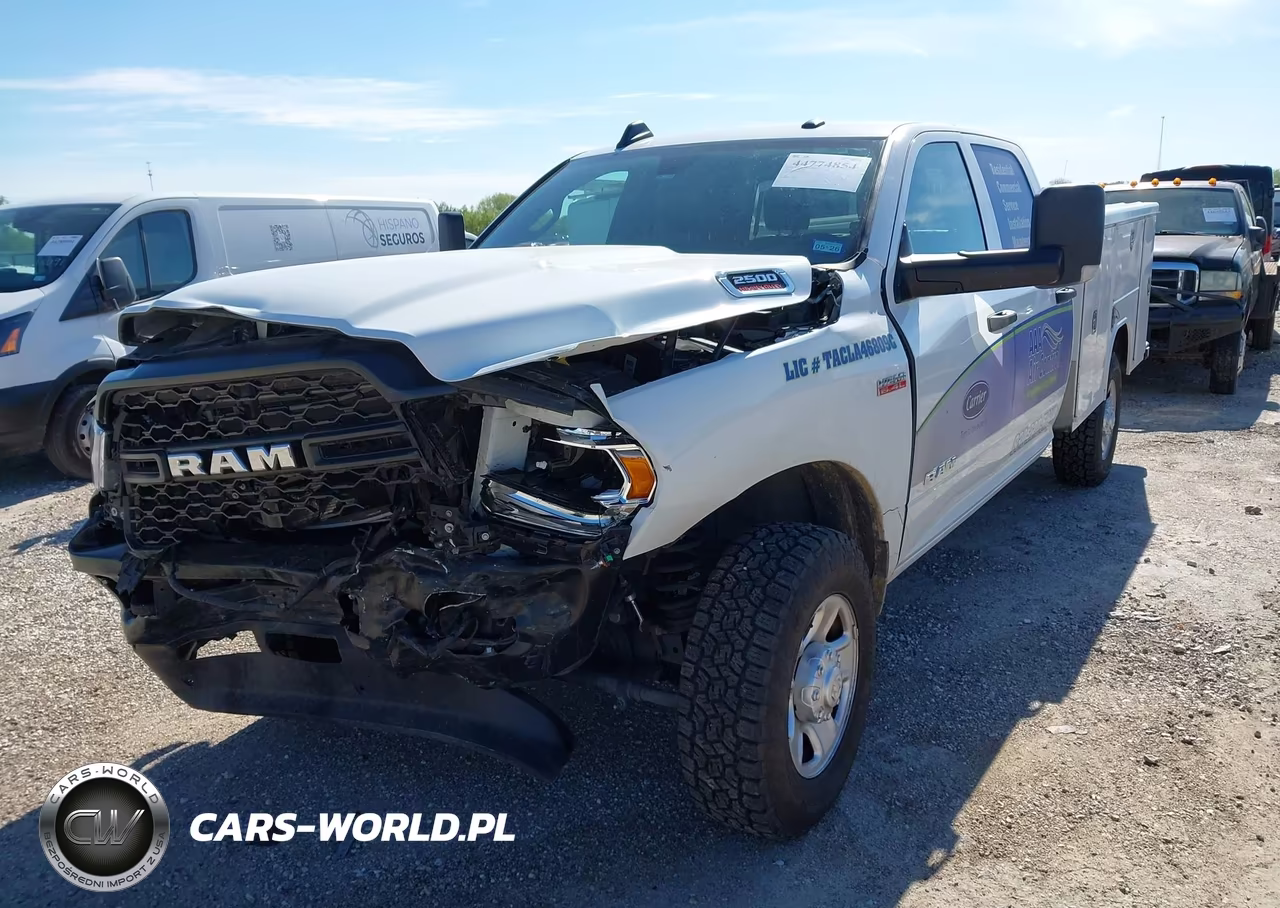 2022 Ram 2500 Tradesman 4X4 8' Box VIN:3C7WR5HJ3NG198010 - 2
