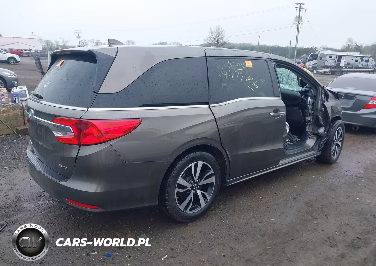 2018 Honda Odyssey Elite VIN:5FNRL6H95JB107603 - 4