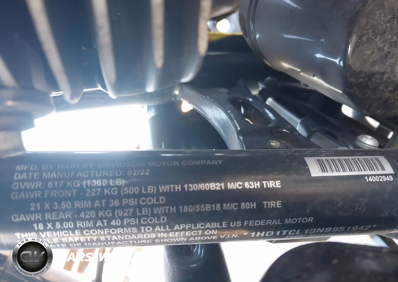 2022 Harley-Davidson Fltrxse VIN:1HD1TCL10NB951942 - 10