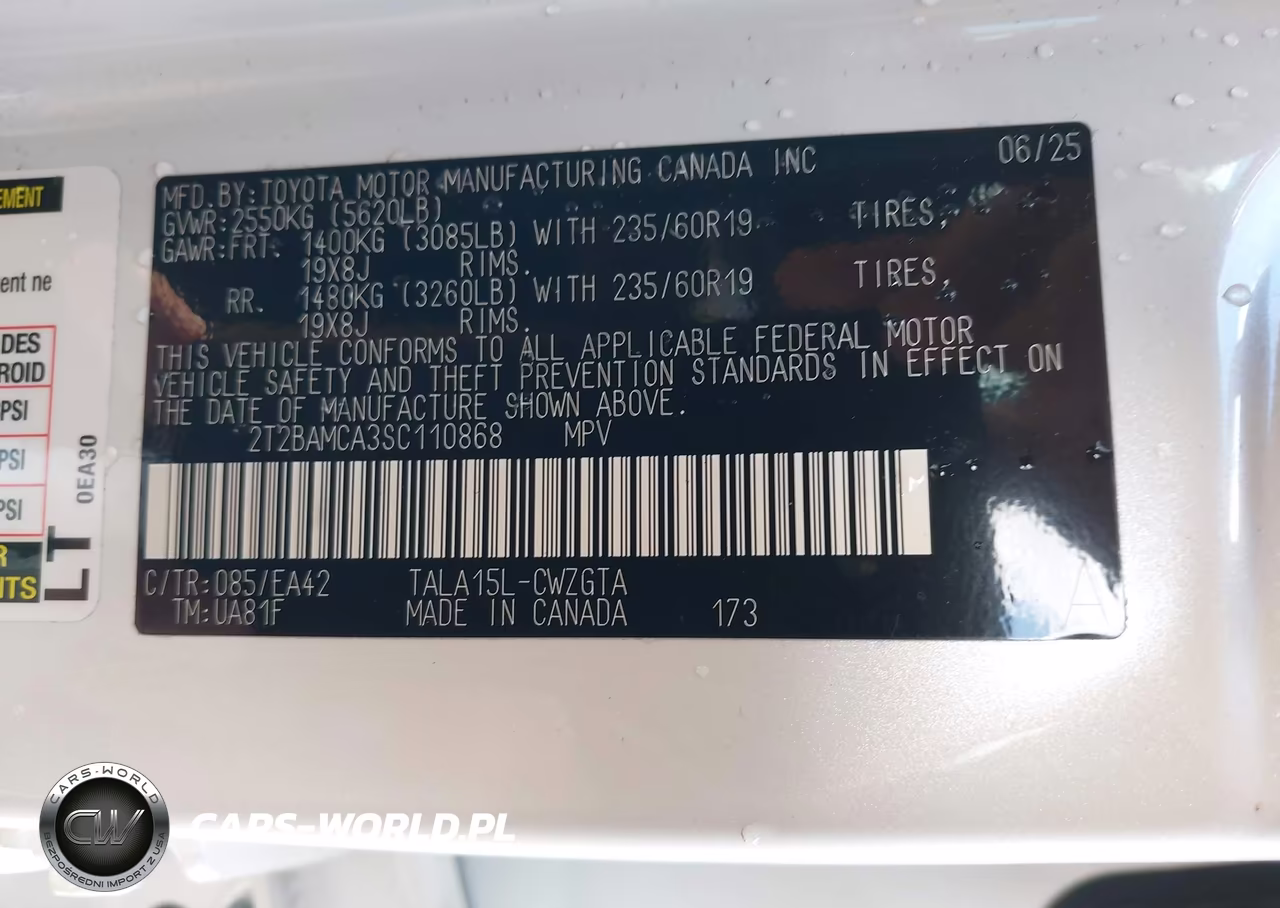2025 Lexus Rx 350 Premium VIN:2T2BAMCA3SC110868 - 9