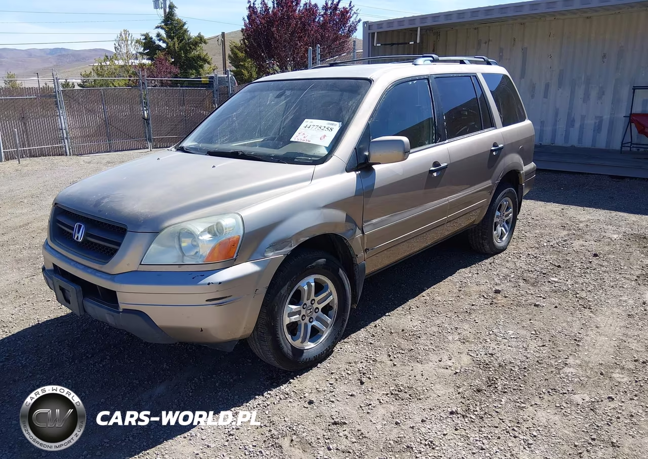 2003 Honda Pilot Ex-L VIN:2HKYF18683H554720 - 2