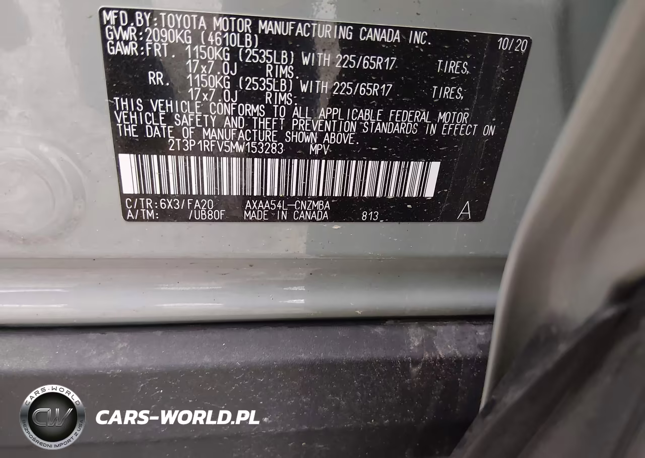 2021 Toyota Rav4 Xle VIN:2T3P1RFV5MW153283 - 9