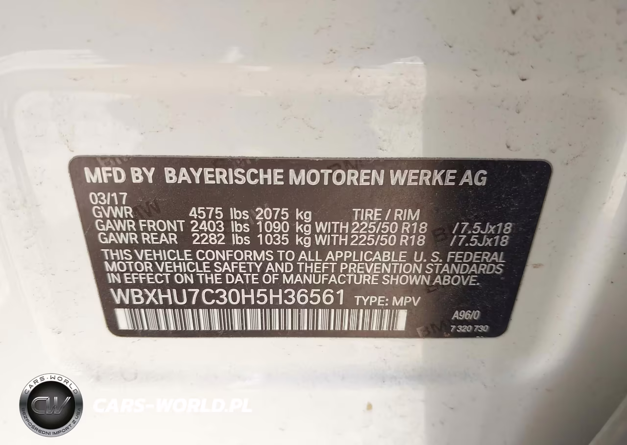 2017 BMW X1 Sdrive28I VIN:WBXHU7C30H5H36561 - 9