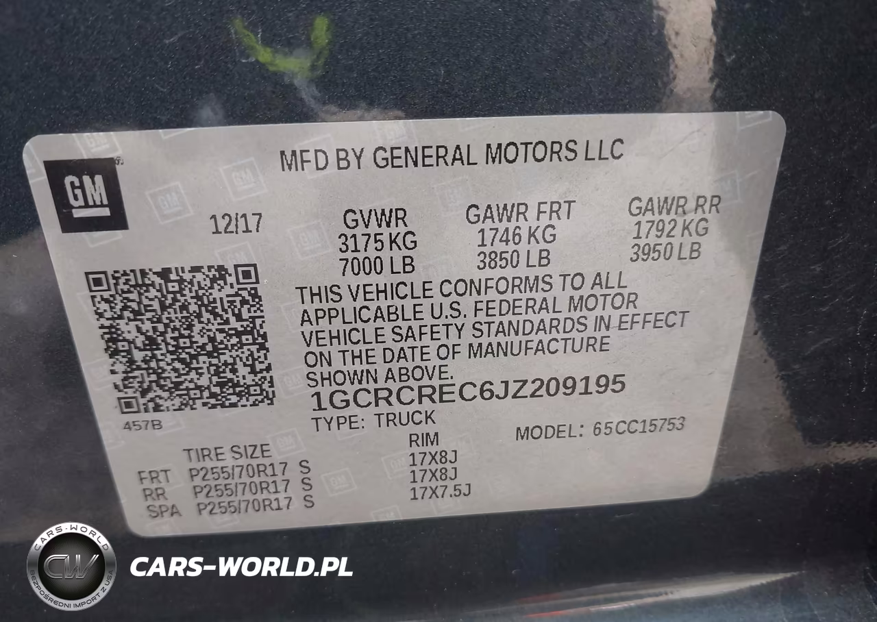 2018 Chevrolet Silverado 1500 1Lt VIN:1GCRCREC6JZ209195 - 9