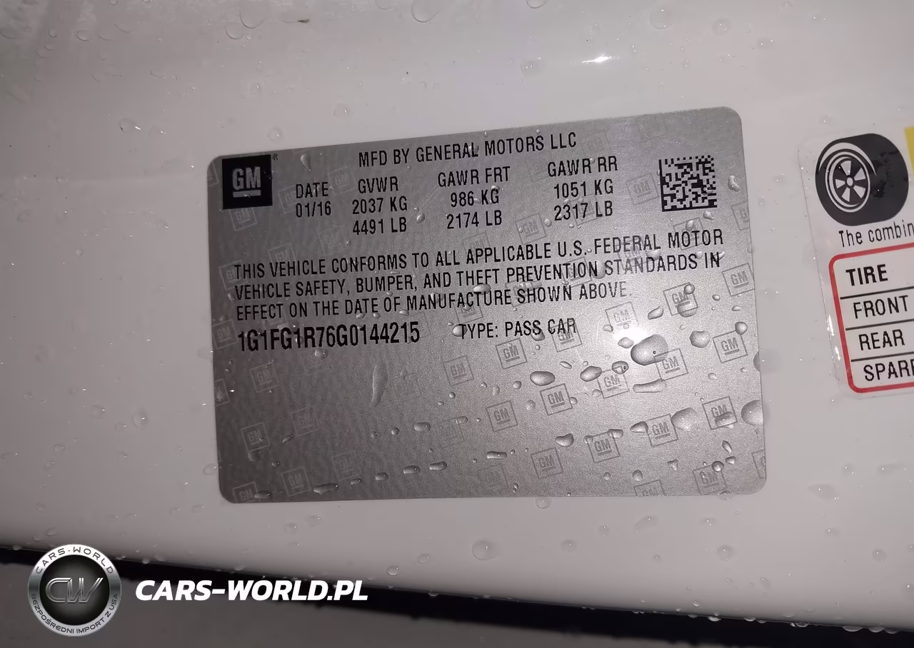 2016 Chevrolet Camaro 2Ss VIN:1G1FG1R76G0144215 - 9