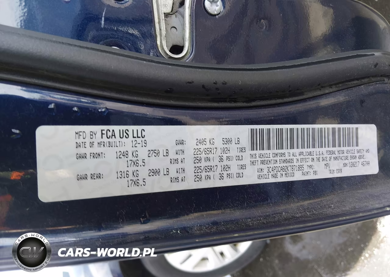 2019 Dodge Journey Se Value Package VIN:3C4PDCAB2KT871895 - 9