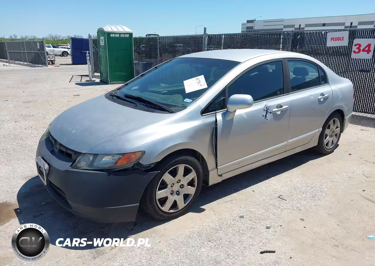 2008 Honda Civic Lx VIN:1HGFA16548L029593 - 2