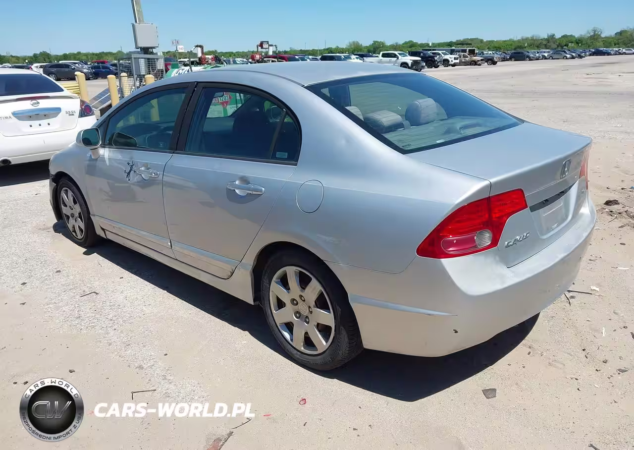 2008 Honda Civic Lx VIN:1HGFA16548L029593 - 3