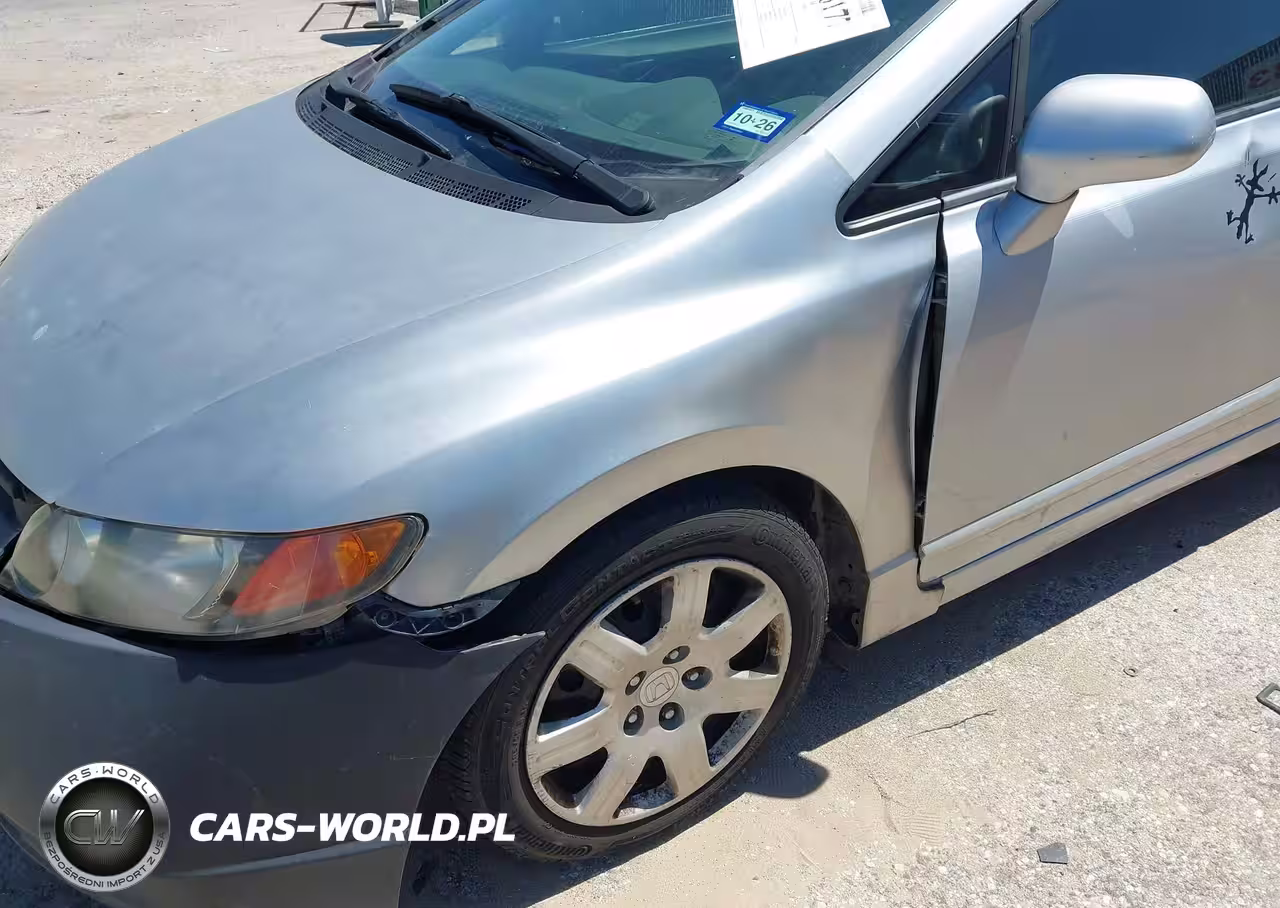 2008 Honda Civic Lx VIN:1HGFA16548L029593 - 6