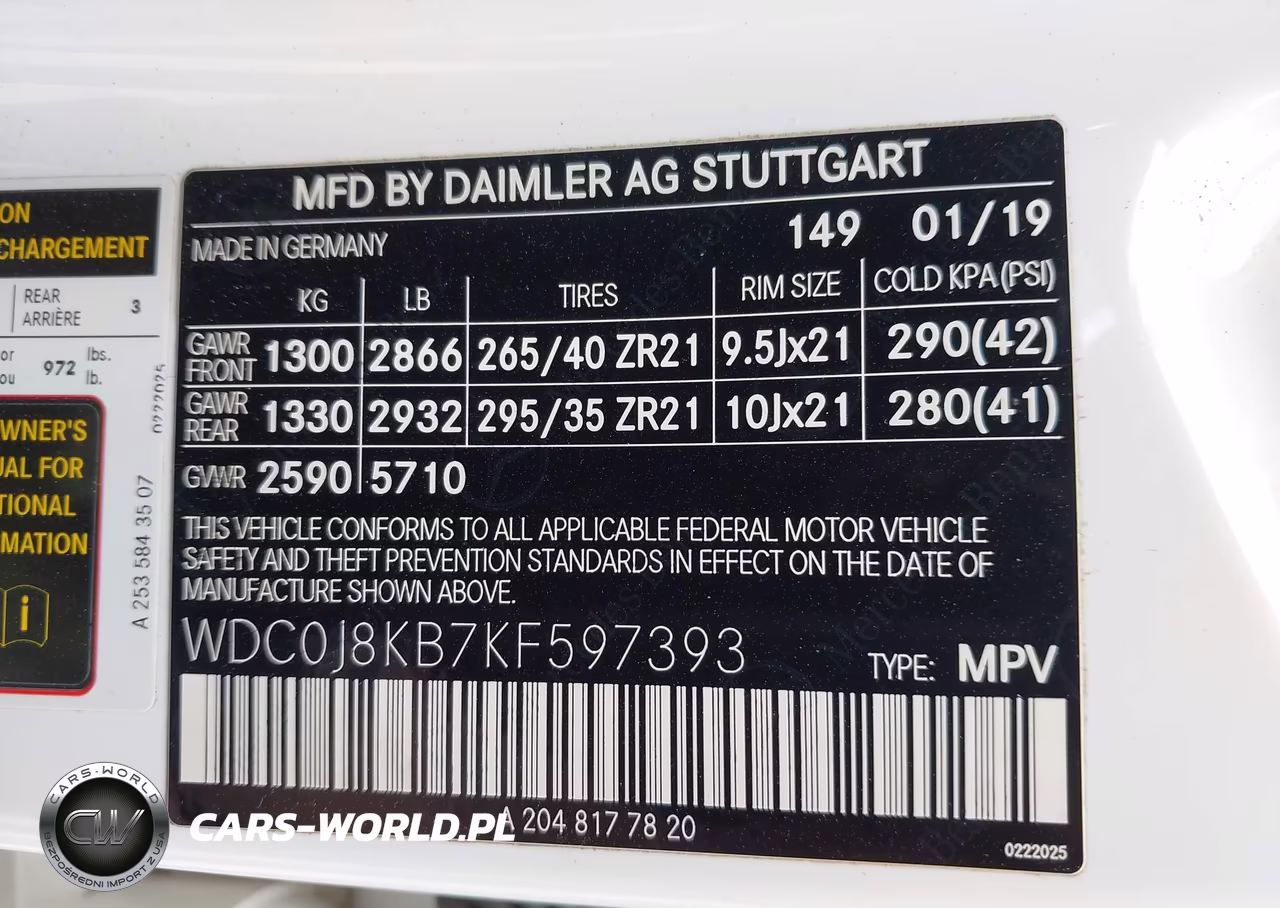 2019 Mercedes-Benz Amg Glc 63 Coupe S 4Matic VIN:WDC0J8KB7KF597393 - 9