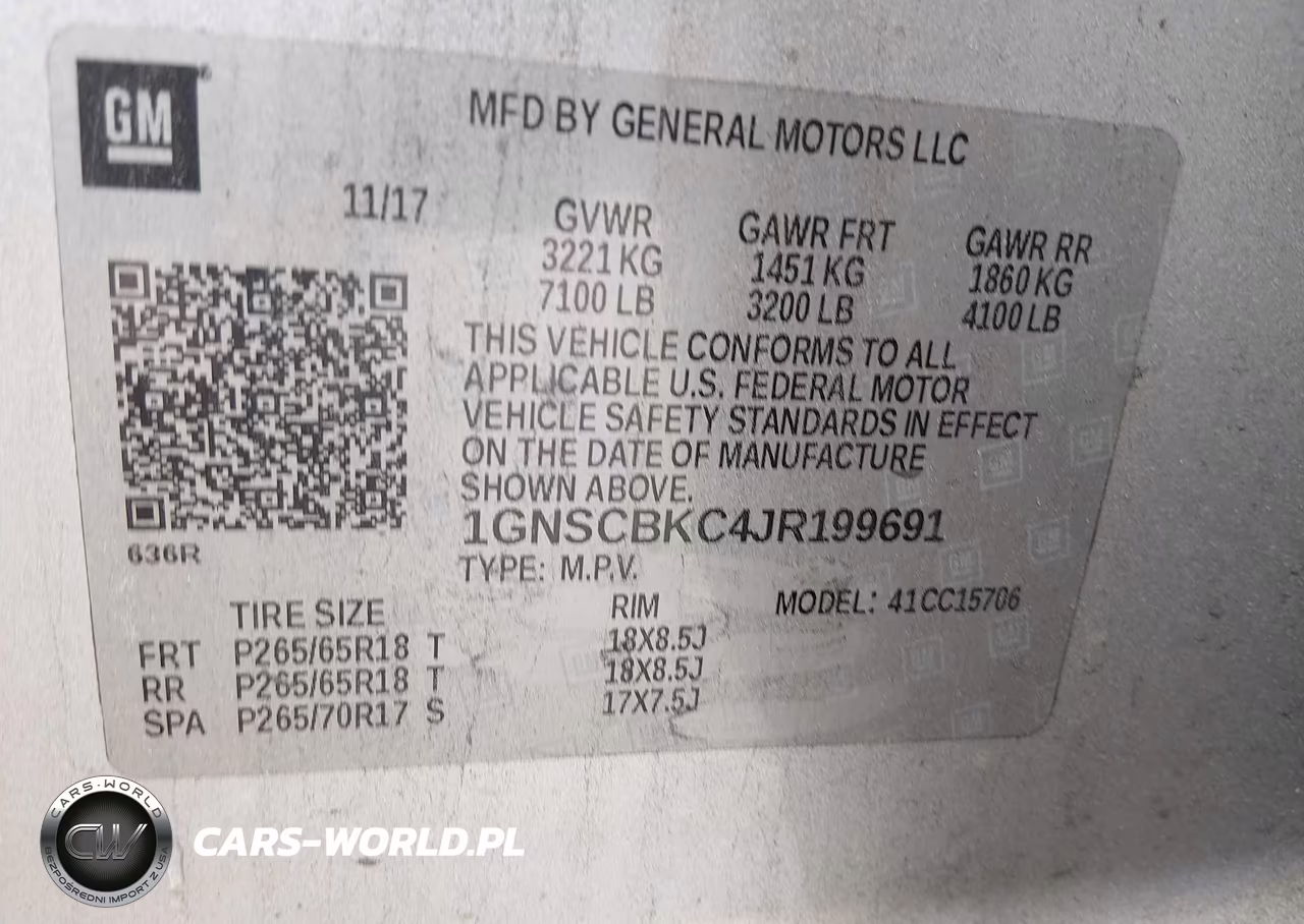 2018 Chevrolet Tahoe Lt VIN:1GNSCBKC4JR199691 - 9