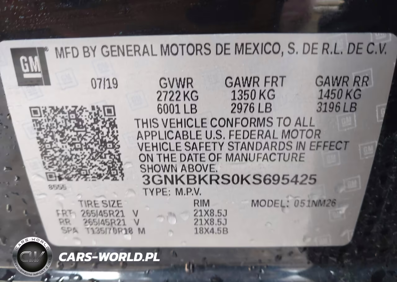 2019 Chevrolet Blazer Premier VIN:3GNKBKRS0KS695425 - 9