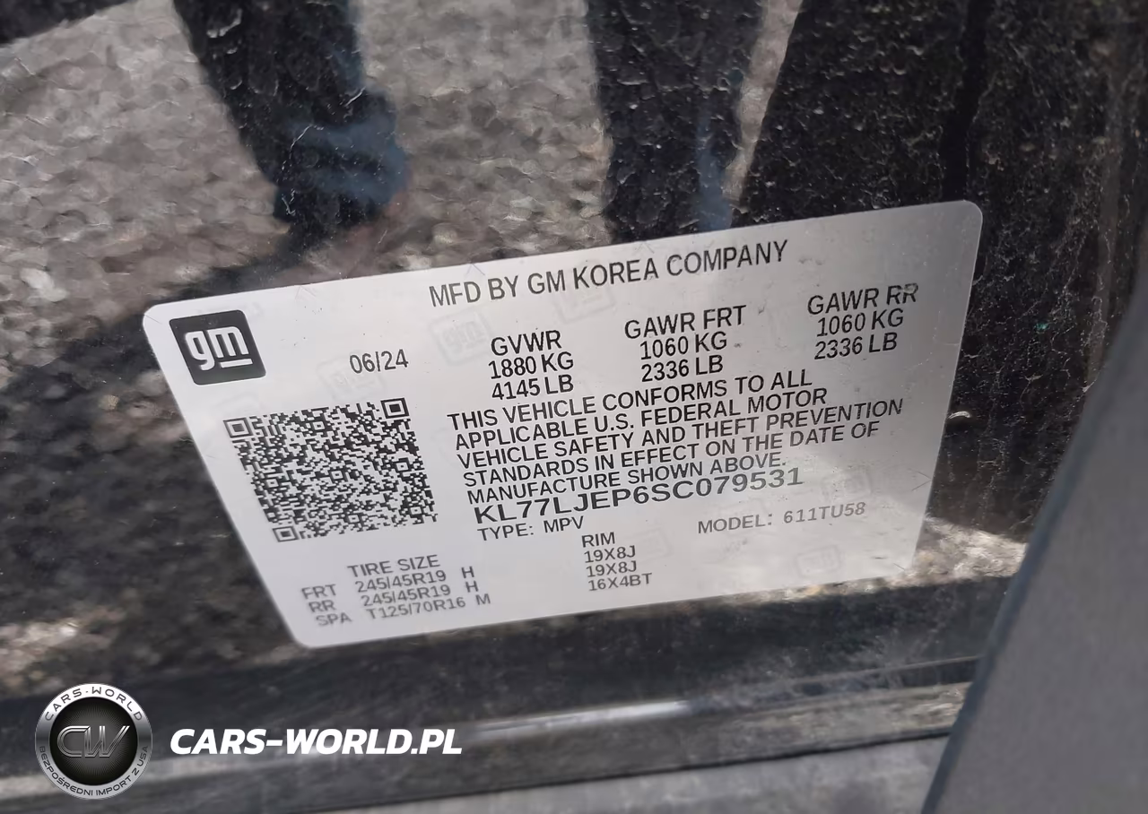 2025 Chevrolet Trax Fwd 2Rs VIN:KL77LJEP6SC079531 - 9