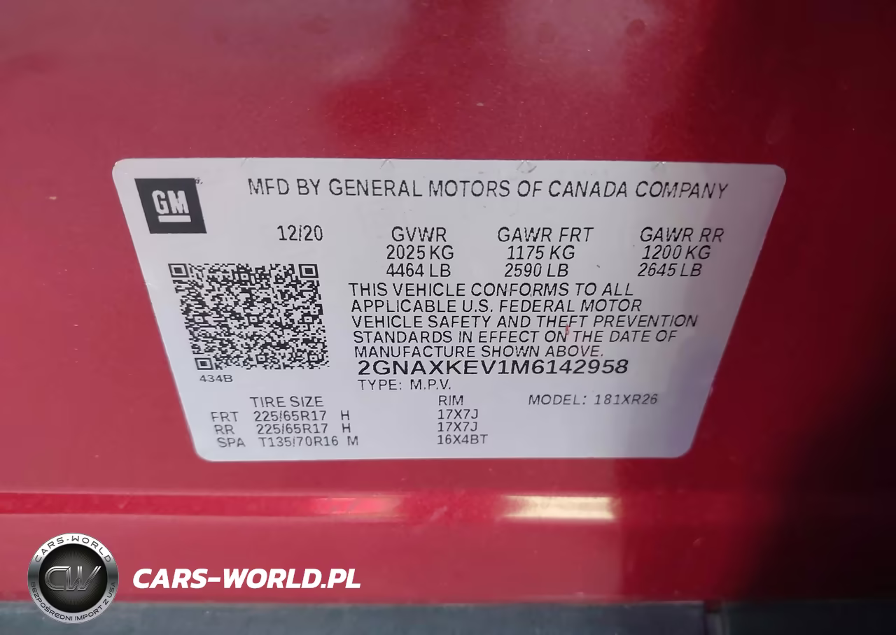 2021 Chevrolet Equinox Fwd Lt VIN:2GNAXKEV1M6142958 - 9