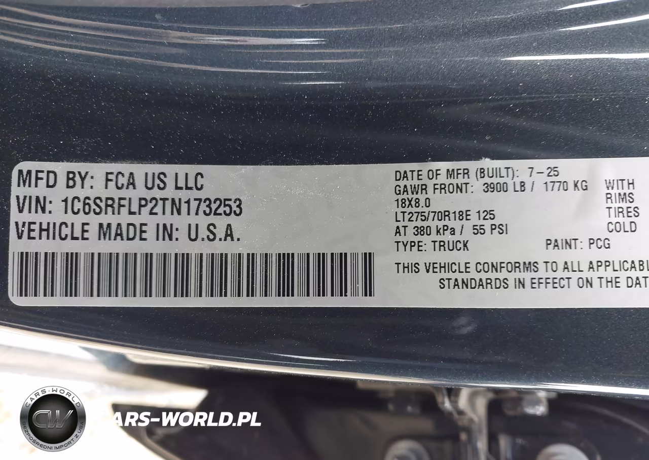 2026 Ram 1500 Rebel 4X4 5'7 Box VIN:1C6SRFLP2TN173253 - 9