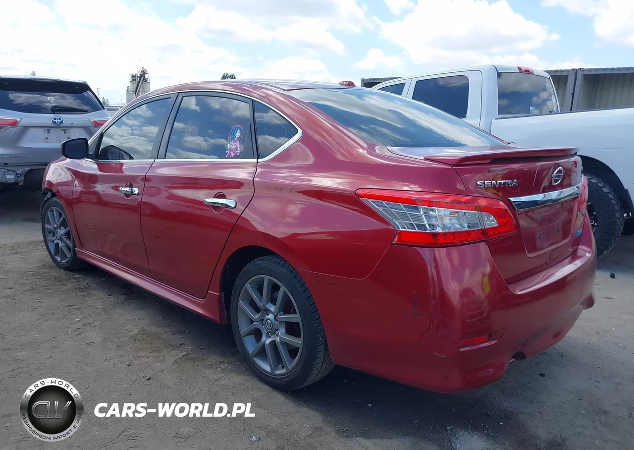 2013 Nissan Sentra Sr VIN:3N1AB7AP1DL639423 - 3