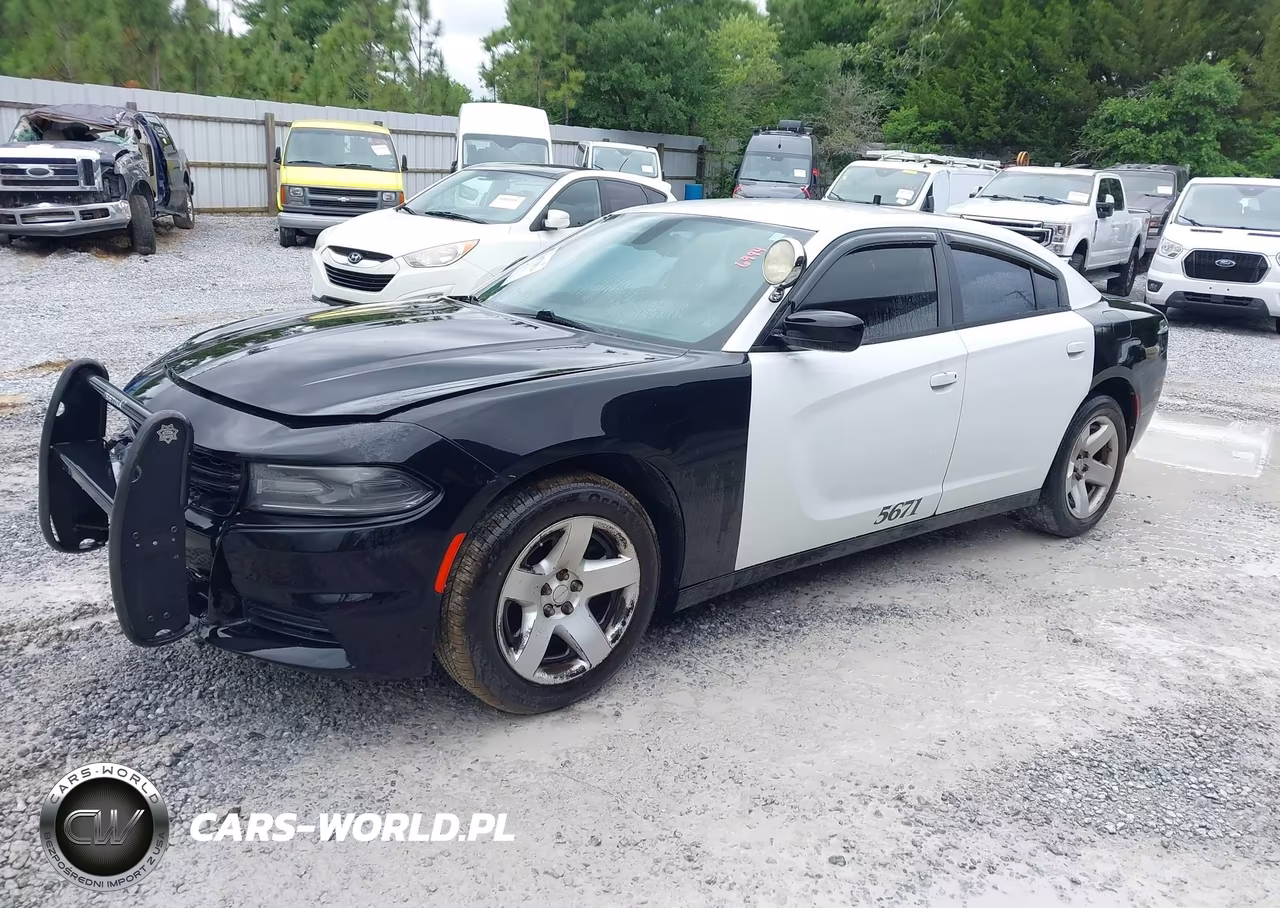2015 Dodge Charger Police VIN:2C3CDXATXFH748363 - 2