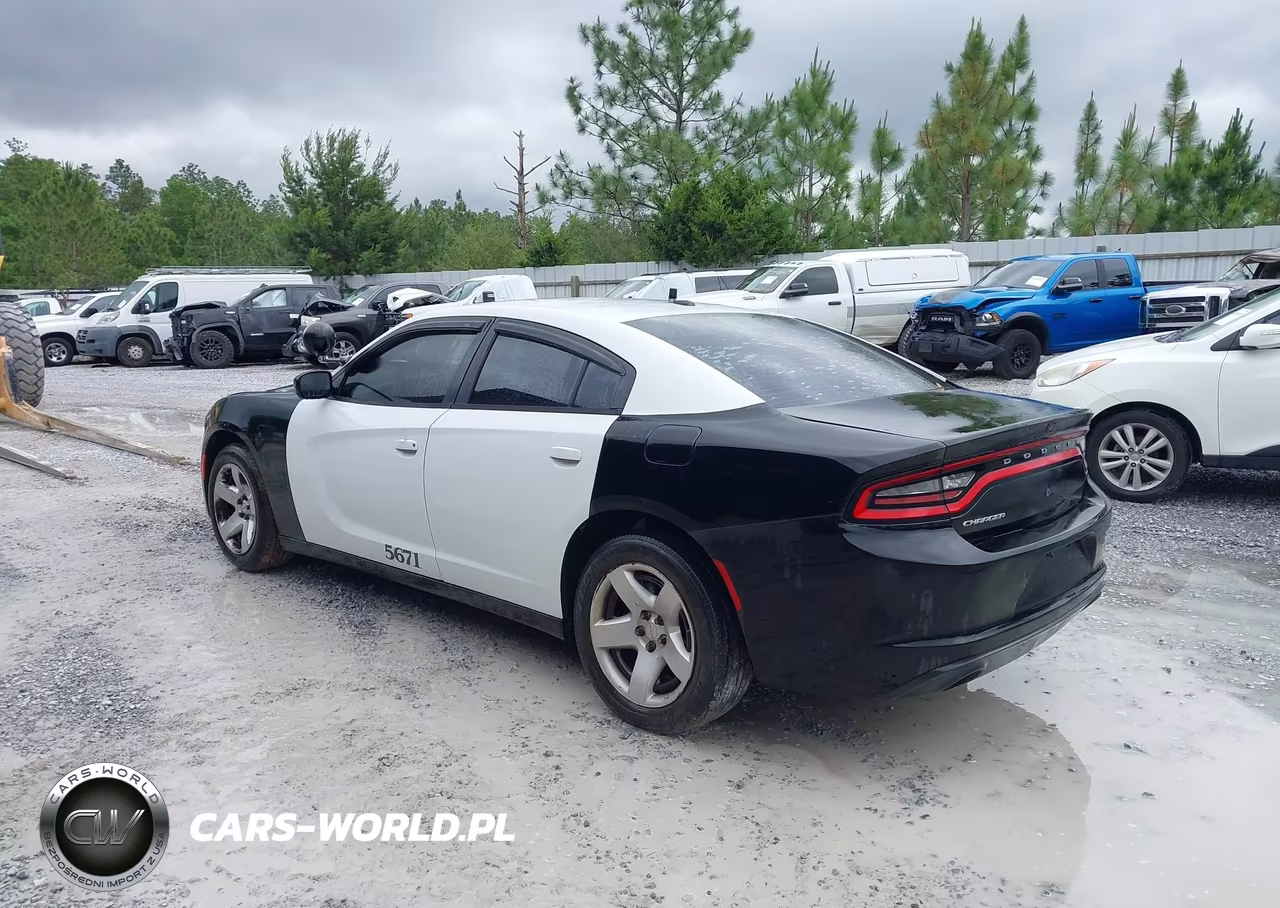2015 Dodge Charger Police VIN:2C3CDXATXFH748363 - 3