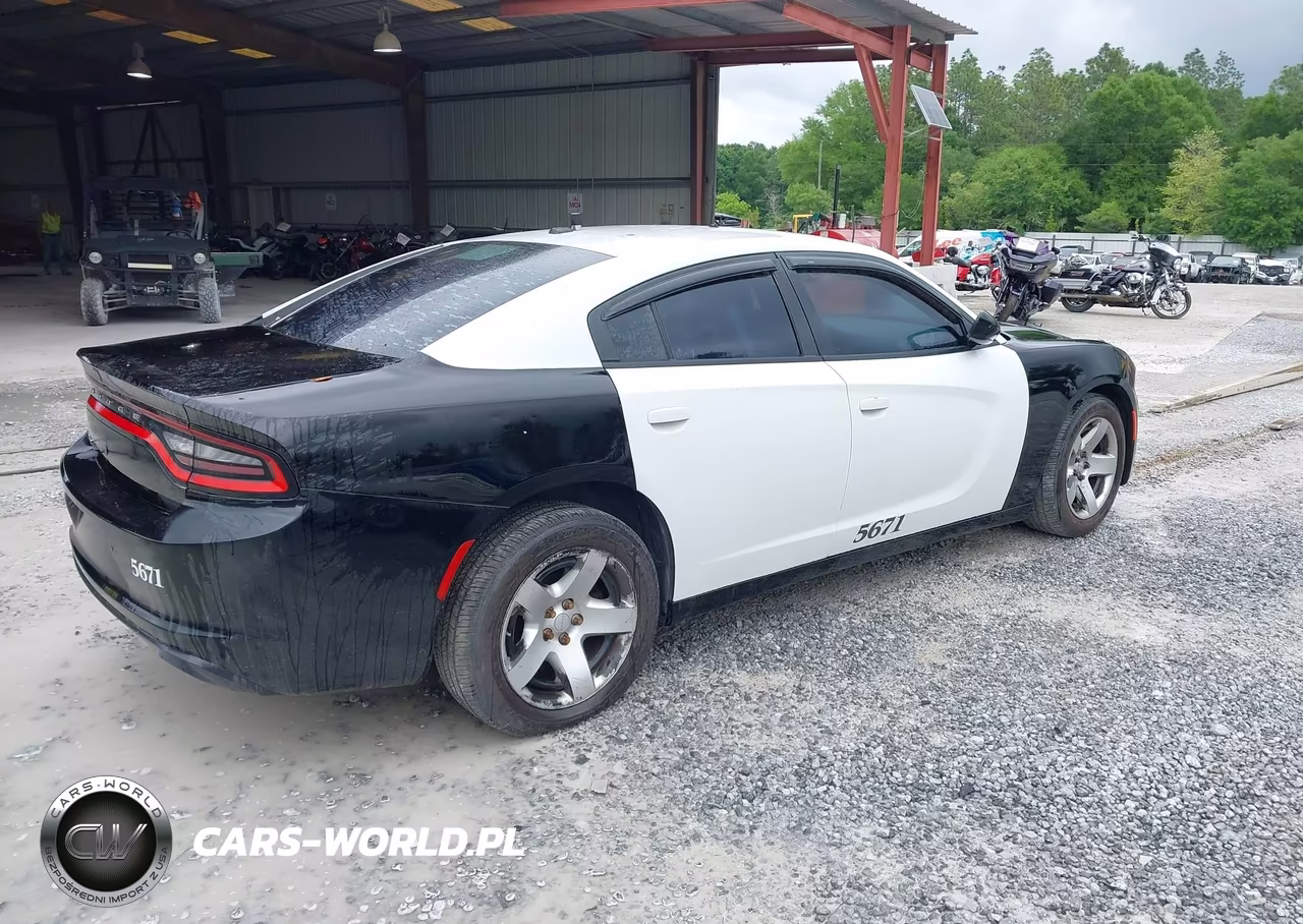 2015 Dodge Charger Police VIN:2C3CDXATXFH748363 - 4
