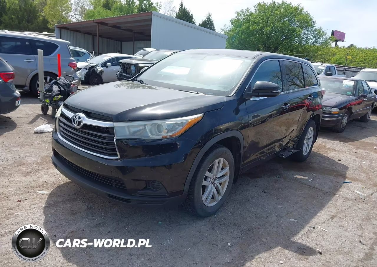 2016 Toyota Highlander Le V6 VIN:5TDBKRFH3GS259173 - 2