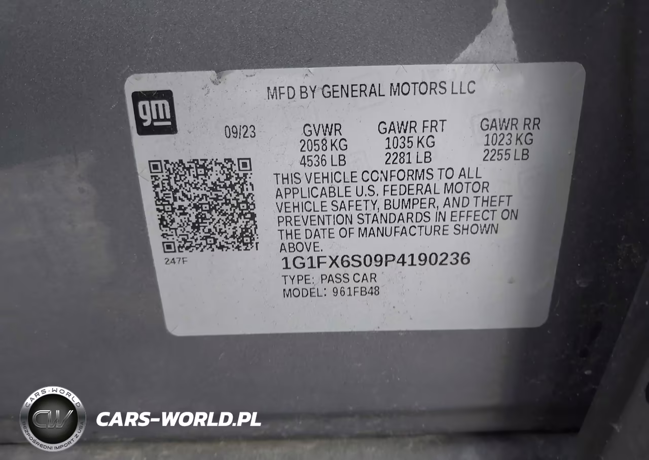 2023 Chevrolet Bolt Ev Fwd 2Lt VIN:1G1FX6S09P4190236 - 9