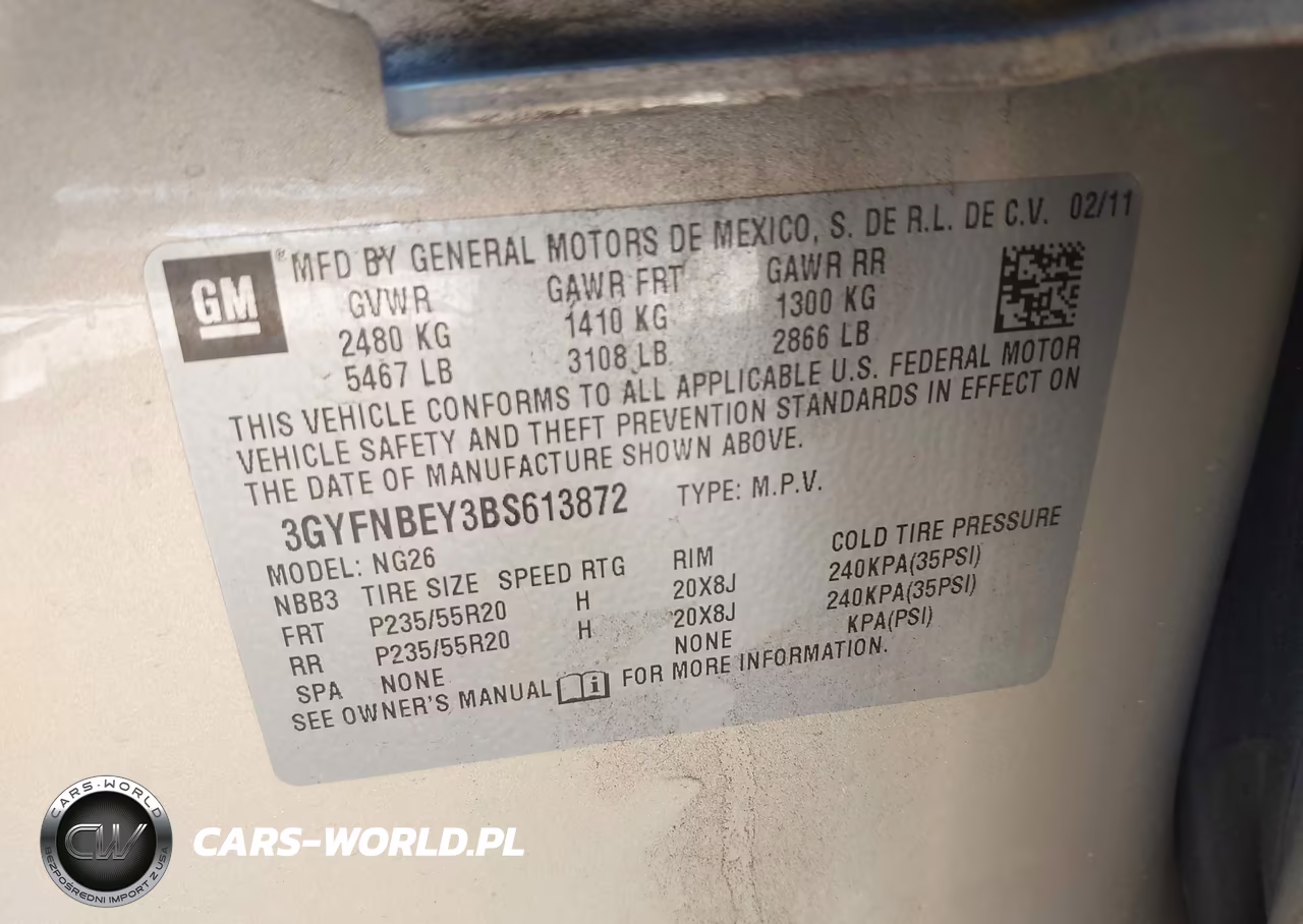 2011 Cadillac Srx Performance Collection VIN:3GYFNBEY3BS613872 - 9